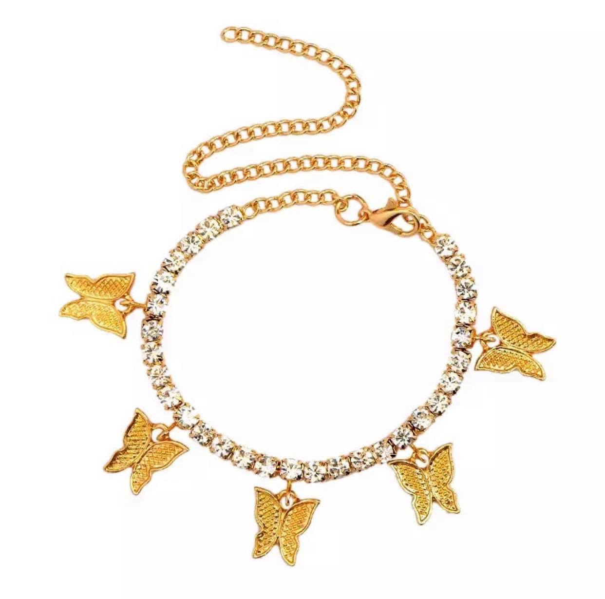 "Icy Butterfly" Anklet