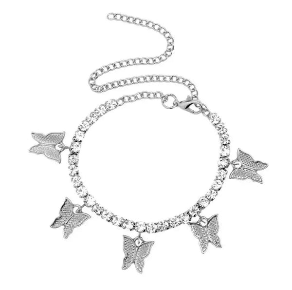 "Icy Butterfly" Anklet