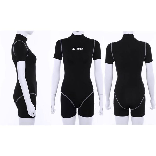 "Area 51" Romper - Teal