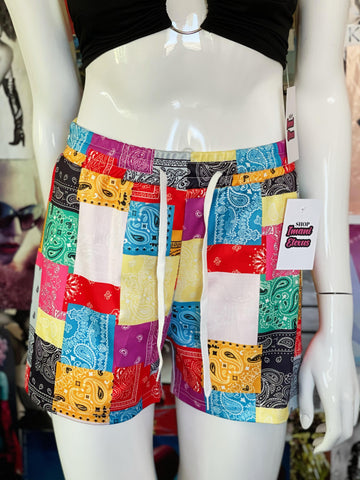 "Back 2 The Streets" Shorts - Yellow