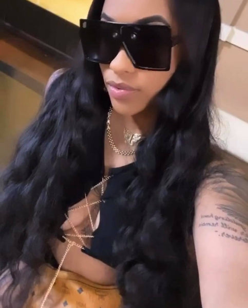 "Off The Chain" Crop Top - Black