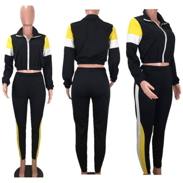 "Don't Sweat It" Two Piece Tracksuit - Pink