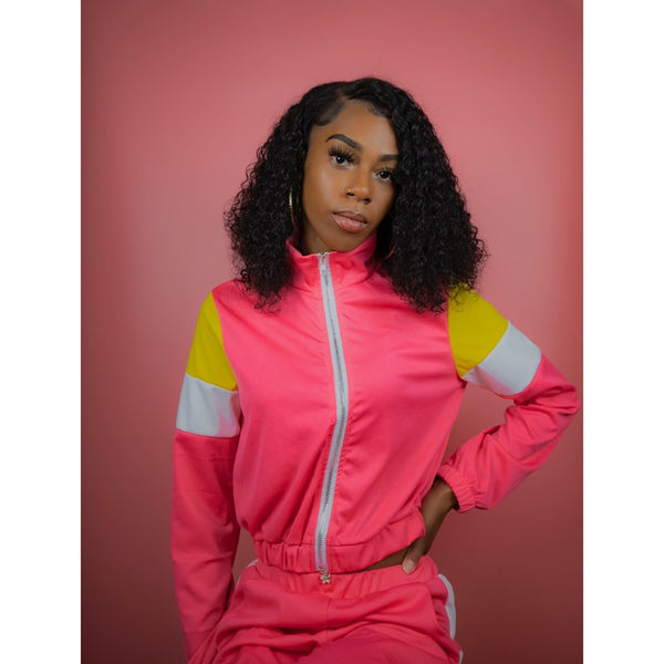 Don't Sweat It Two Piece Tracksuit - Black