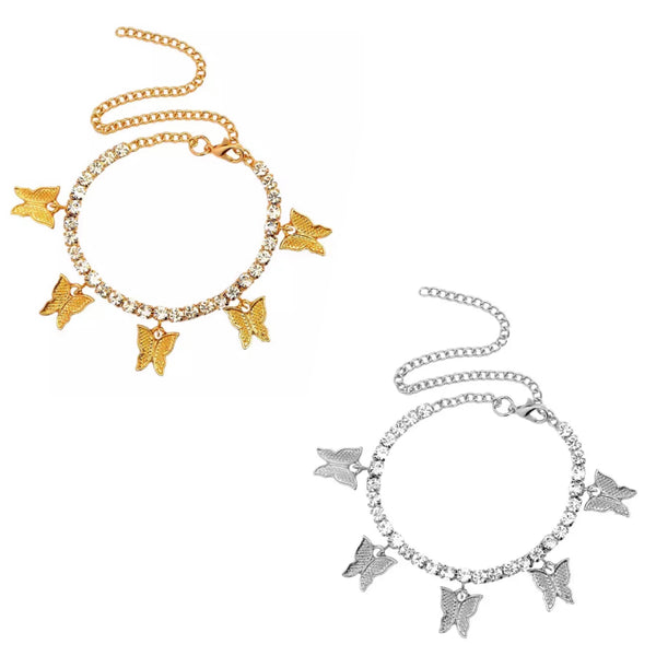 "Icy Butterfly" Anklet