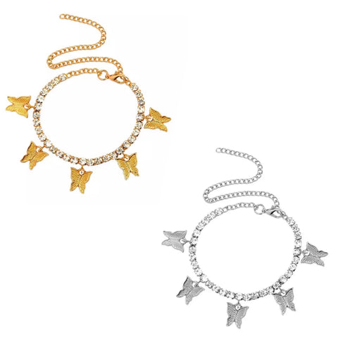 "Icy Butterfly" Anklet