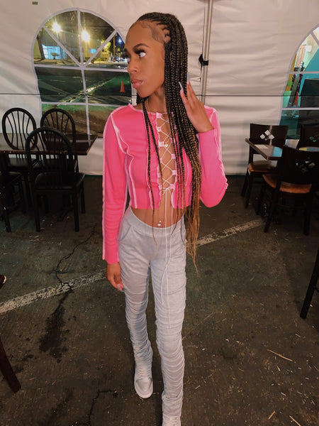 “Steadily Stackin” Pants - Red