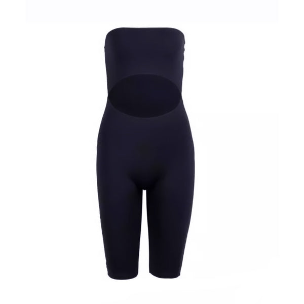 "Lil Ting" Cut-Out Romper - Black