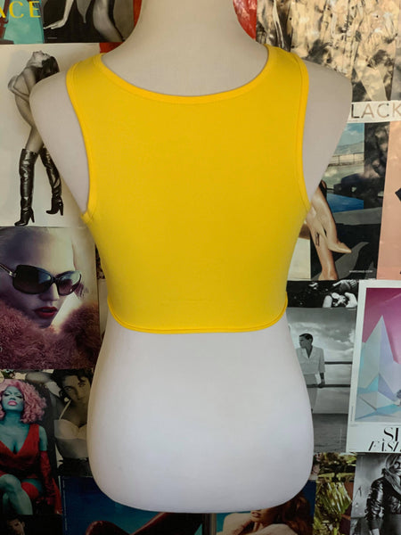 "Off The Chain" Crop Top - White