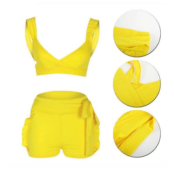 "Suns Out Buns Out" Two Piece Short Set